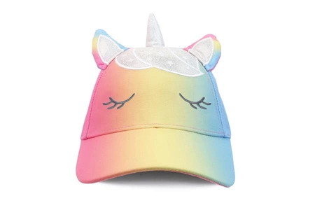 FlapJack Czapka z Daszkiem Dziecięca 3D Jednorożec UPF50+