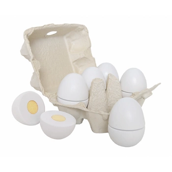 Drewniane ekologiczne jajka do krojenia