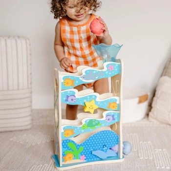 Drewniana zjeżdżalnia dla piłeczek kulodrom Ocean 30736-MD Melissa & Doug