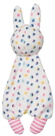 DouDou kocyk przytulanka i gryzak Królik Baby Blossom 159560-Manhattan Toy, zabawki dla niemowląt