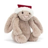 JellyCat - Króliczek Beżowy w Czapce Mikołaja 31 cm