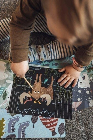 Auzou Wydrapywanka Zaczarowane zwierzątka 5+ 502375