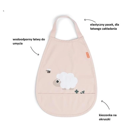 Done by Deer Śliniak z Kieszonką Pull-over Tiny Farm Powder