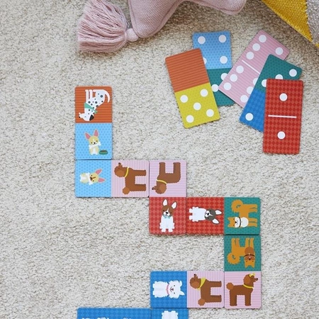 Petit Collage Gra Domino Znajdź Różnice Pieski