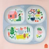 Talerz z przegródkami dla dzieci, seria Wiejska Sielanka | Maison Petit Jour®