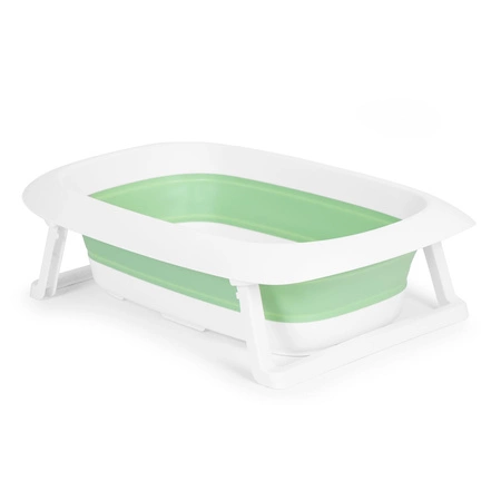Wanienka dla dzieci wanna zielona składana z odpływem 81 cm - Krówka ECOTOYS
