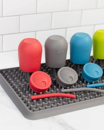 EZPZ Silikonowa suszarka do naczyń szara