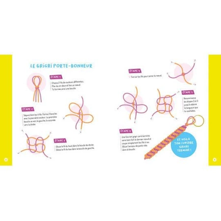 Auzou Zestaw artystyczny Neonowe Scoubidous 26067
