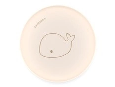 Talerzyk dla dzieci z Bioplastiku Kremowy BAMBOOM