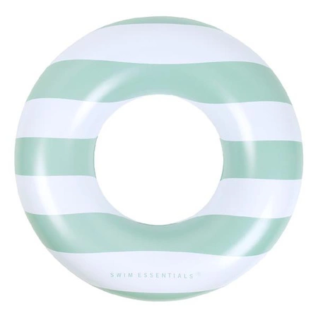 The Swim Essentials Koło do pływania 90 cm Green White Stripes 2022SE344