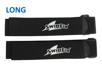 Paski przedłużające SwimFin - czarne LONG