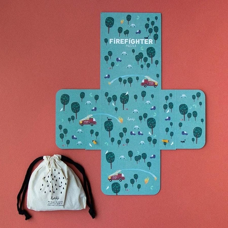 Puzzle kieszonkowe Strażak | Londji®