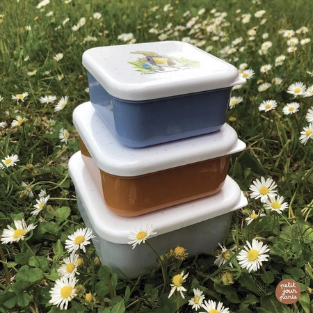 Lunch Box 3 szt/kpl Królik PIotruś | Petit Jour Paris®