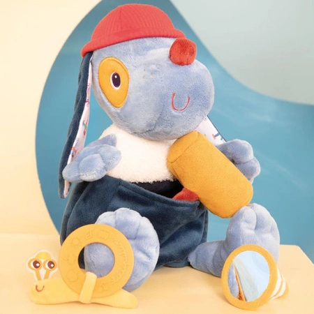 Lilliputiens Przytulanka aktywizująca wielofunkcyjna z akcesoriami Piesek Jules 9 m+