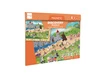 Scratch, 2 w 1 Puzzle magnetyczne i gra obserwacyjna - Farma 80 el.