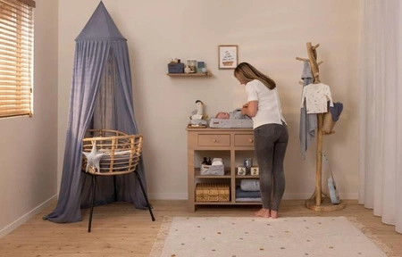 Little Dutch Otulacze 70 x 70 cm (2 szt.) Pure Blue / Sailors Bay Blue TE50321644