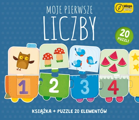 Puzzle + książka Moje pierwsze liczby 20 elementów