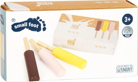Drewniane lody na patyku do zabawy w sklep kuchnię Fresh Small Foot 12351