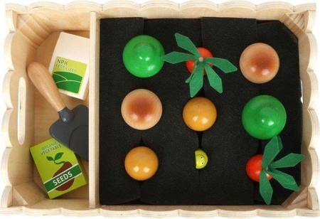 Ogród warzywny dla dzieci 12011-Small Foot, zestaw kreatywny