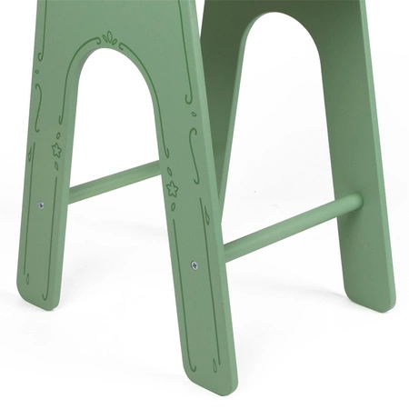 CLASSIC WORLD Drewniane Krzesełko Vintage do Karmienia dla Lalek