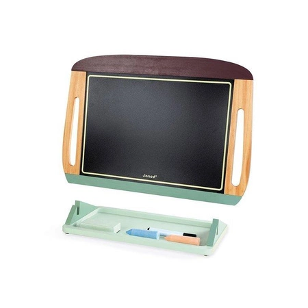 Drewniana tablica dwustronna 2 w 1 z akcesoriami, Janod