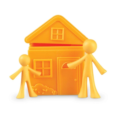 Sorter Rodzina, Domki i Figurki, Zestaw Edukacyjny 42 szt.