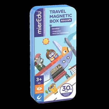 mierEdu Układanka magnetyczna - Samolot ME0881