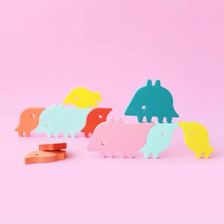 QUUT Zestaw puzzli piankowych Quutopia Parada zwierząt