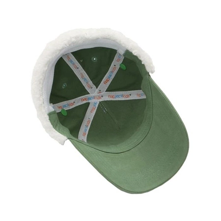 FlapJack Czapka Dziecięca z Daszkiem i Nausznikami 3D Dinozaur M