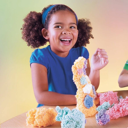 Playfoam, Masa Piankowa z Brokatem, Modelina, Zestaw 4 kolorów