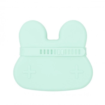 Zamykany silikonowy pojemnik Króliczek We Might Be Tiny - Minty Green