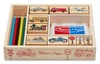 Stempelki dla dzieci Pojazdy pieczątki z kredkami Melissa and Doug 11633-MD