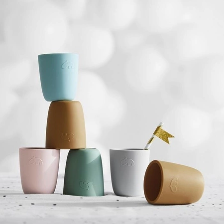 Done by Deer Kubek Silikonowy Mini Mustard