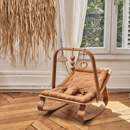 Charlie Crane Leżaczek Levo orzech włoski Camel