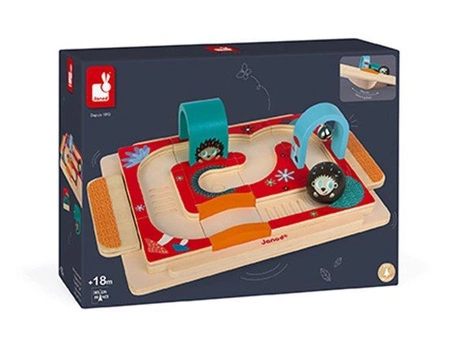 Układanka-tor dla kuli Jeżyk, Janod