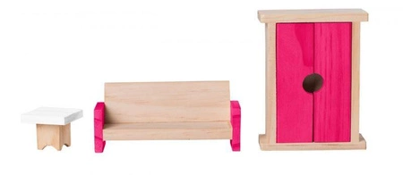 Domek dla lalek Villa Anna Maria z meblami