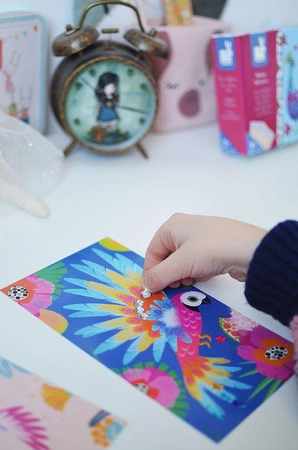 Zestaw artystyczny Czarodziejskie cyrkonie Piękne ptaki 7+, Janod