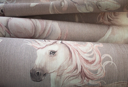 UNICORNS GRAY Tapeta Malumi