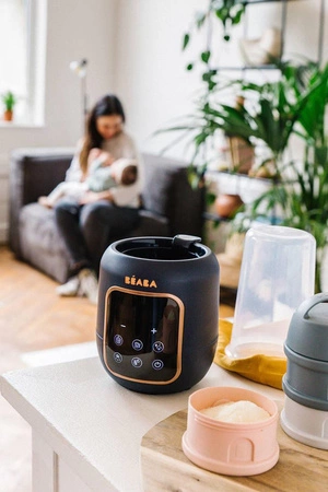 Beaba Wielofunkcyjny podgrzewacz i sterylizator parowy do butelek i słoiczków 5w1 Multi Milk Night blue