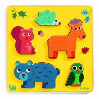 Drewniane puzzle przestrzenne FRIMOURS DJ01059
