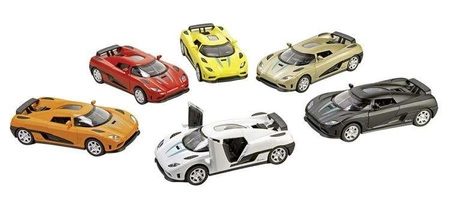 Samochód sportowy "Momentum", różne dźwięki, światła, napęd, otwierane i unoszone drzwi, 12195-Gollnest&Kiesel, pojazdy metalowe