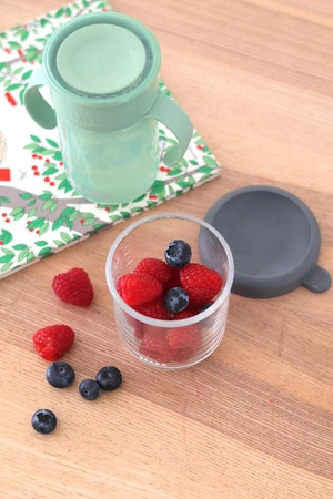 BEABA Pojemnik słoiczkek szklany z zamknięciem 250 ml Mineral