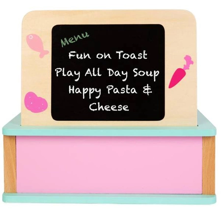 BOPPI, Drewniana kuchenka z tablicą menu