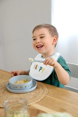 Lassig Zestaw śliniaków bawełnianych 5szt. 3m+ Happy Fruits Lemon