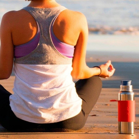 Termobutelka dla dorosłych 650 ml, czerwona, Pura