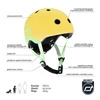 SCOOTANDRIDE Kask XXS-S dla dzieci 1-5 lat Lemon
