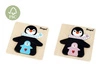 Puzzle drewniane Pingwin z dziećmi
