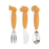 Done by Deer Sztućce dla Dziecka Mustard Easy-Grip
