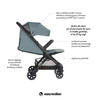 Easywalker Jackey Kompaktowy, samoskładający się wózek spacerowy z torbą transportową Forest Green