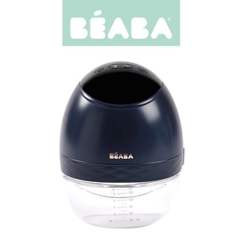 Beaba Laktator elektryczny bezprzewodowy muszlowy Hands-Free 180 ml Night Blue